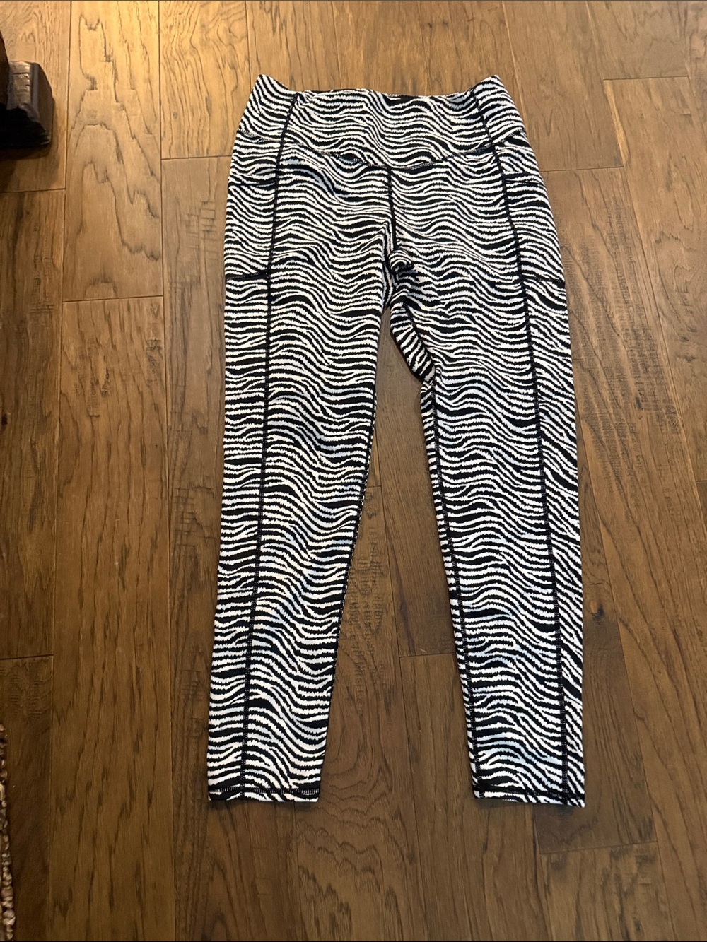 Zebra Print Black & White Leggings